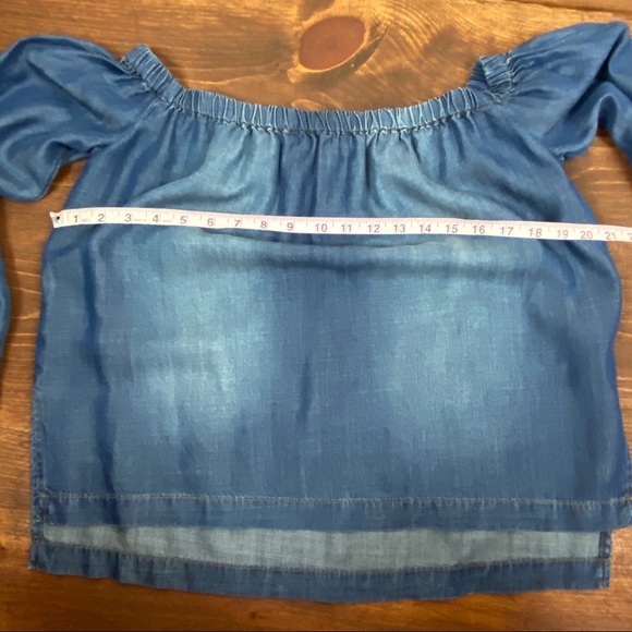 Anthro Cloth & Stone Chambray Blouse | G20-9 - Picture 13 of 13